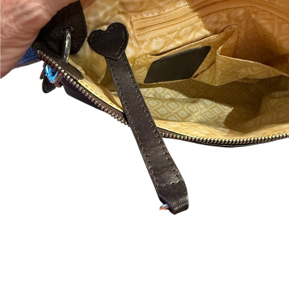 Brighton Brown Leather Crossbody Bag - Picture 6 of 10